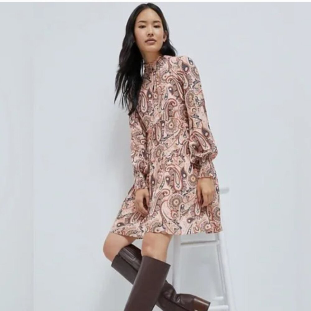 Anthropologie Multicolor Paisley Dress